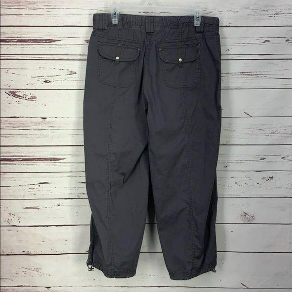 Natalie and Me Gray Medium cotton Capri Cargo Pants‎ - Picture 2 of 12